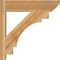 Ekena Millwork Merced Slat Rough Sawn Outlooker, Western Red Cedar, 6"W x 22"D x 22"H OUT06X22X22MRC06RWR - alternate 2